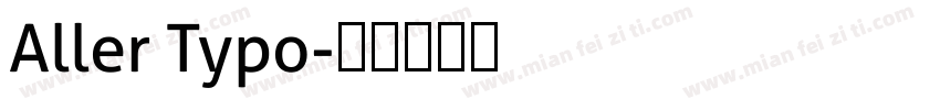 Aller Typo字体转换